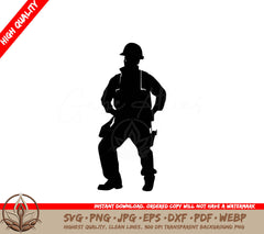 Tool Belt Titan: Digital Design File (SVG, PNG, JPG, AI, PDF, DXF, EPS, WebP)