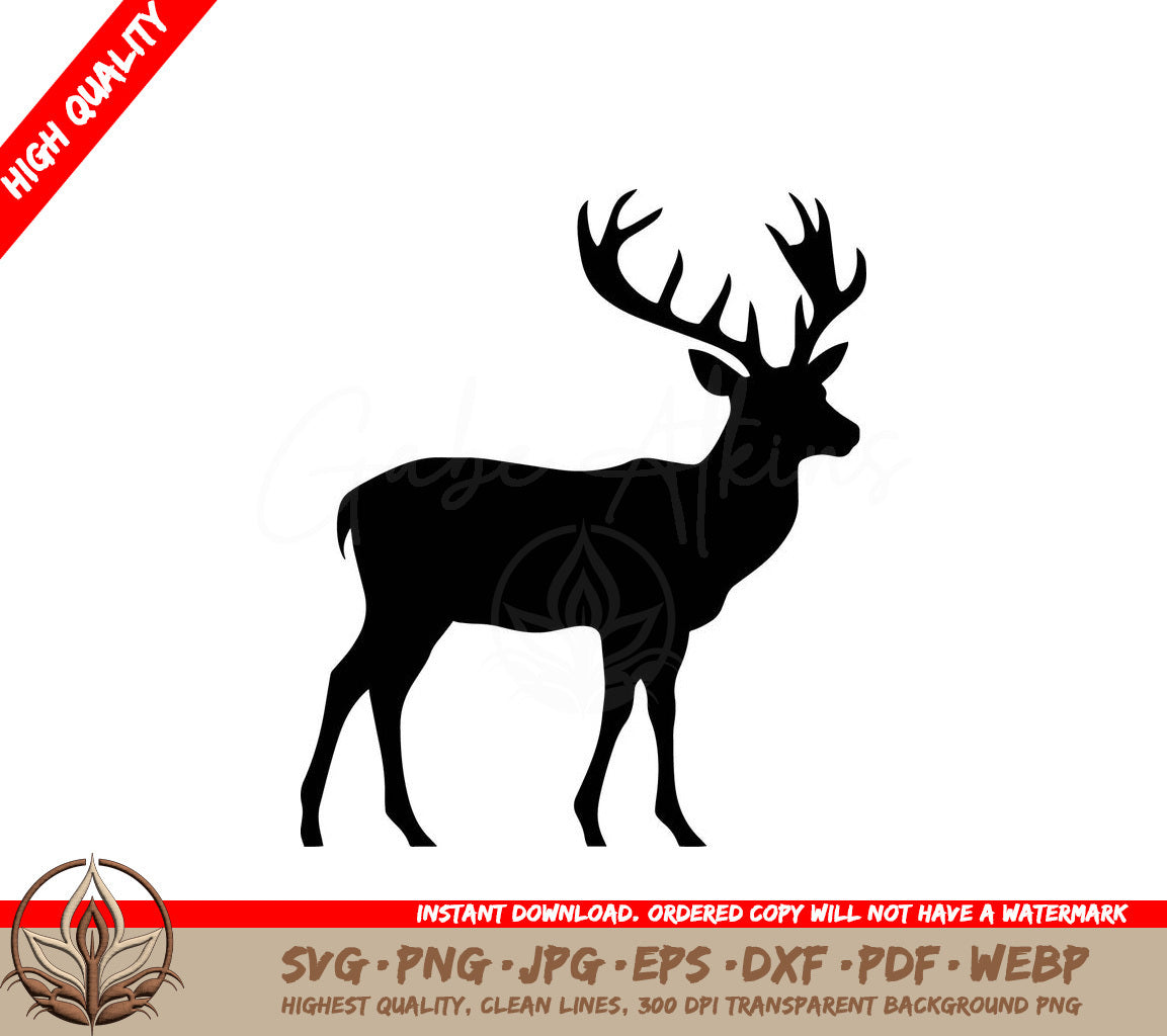 Tranquil Deer: Digital Design in Multiple File Formats