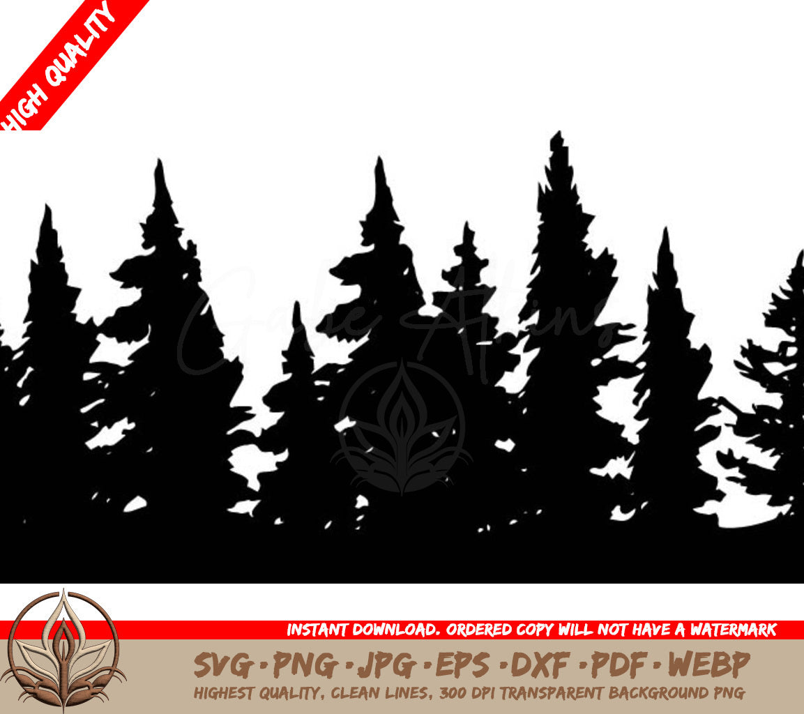 Treeline View - Digital Download in Multiple File Formats