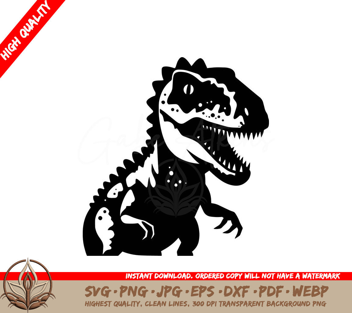 Trex Dinosaur SVG, PNG, JPG, AI, PDF, DXF, EPS  WebP - Digital Download