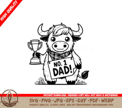 Trophy-Winning Dad SVG