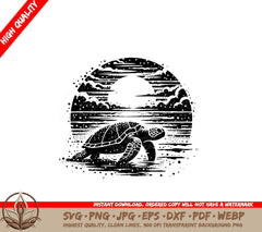 Turtles Beach Trek SVG Cut File Download