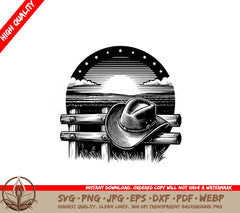 Twilight Cowboy Dreams SVG Cutting File