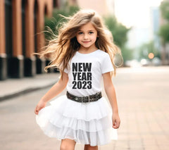New Year 2023 Typography SVG Design - T-Shirt Graphic SVG