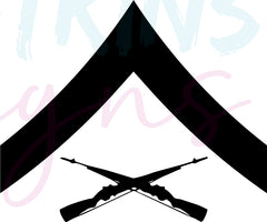 USMC Rank Insignia SVG - E3 - LCpl - Lance Corporal SVG, PNG, EPS, DFX, JP | USMC Rank Insignia - E3 - LCpl - Lance Corporal SVG, PNG, EPS, DFX, JPG, PDF, WEBP