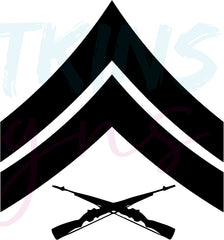 USMC Rank Insignia - E4 - Corporal SVG, PNG, EPS, DFX, JPG, PDF, WEBP | USMC Rank Insignia - E4 - Corporal SVG, PNG, EPS, DFX, JPG, PDF, WEBP
