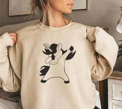 Dancing Unicorn SVG Design SVG