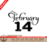 Butterfly Valentines Day Design SVG SVG