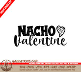 Nacho Valentine Heart SVG Design Design SVG