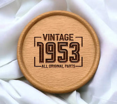 Vintage 1953 All Original Parts SVG Sign SVG