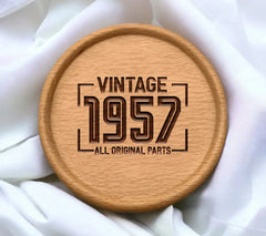 Vintage 1957 All Original Parts SVG Sign SVG