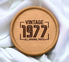 Vintage 1977 All Original Parts SVG Design SVG