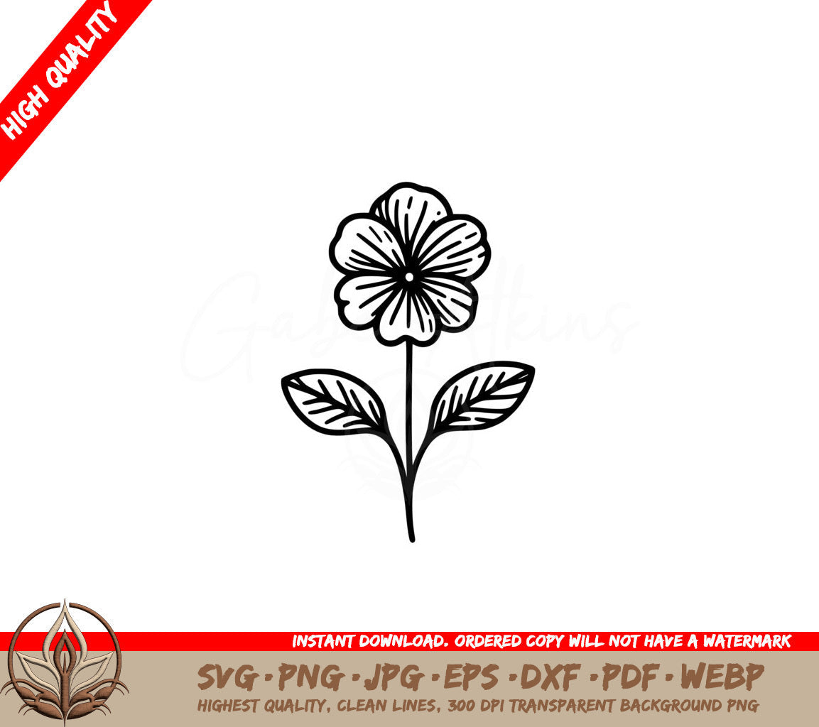 Violet Simplicity - Digital Download SVG