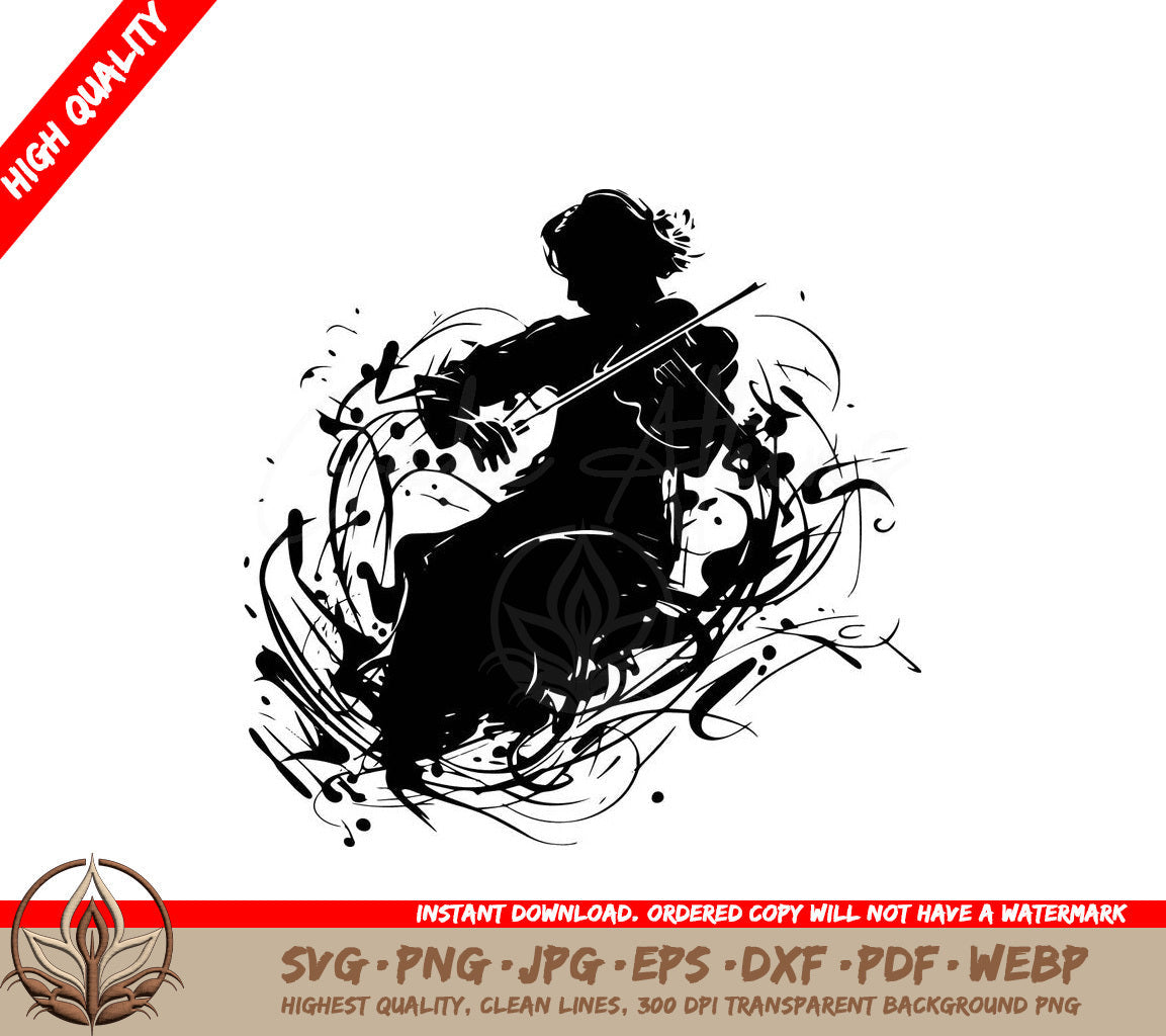 Violin Virtuoso - Digital Design in Multiple File Formats