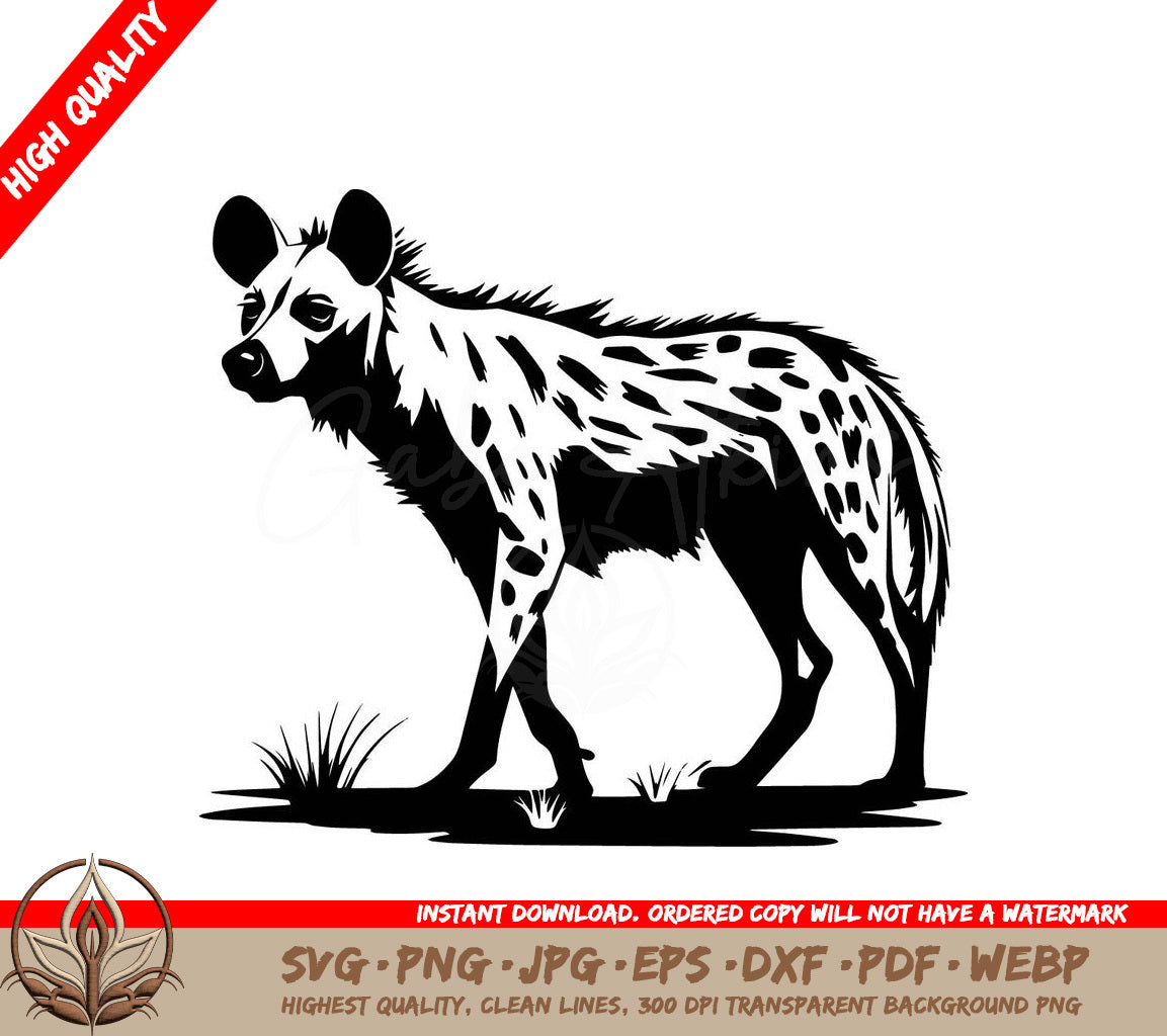 Walking Hyena Digital Design in Multiple File Formats