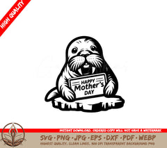 Walrus Mothers Day SVG