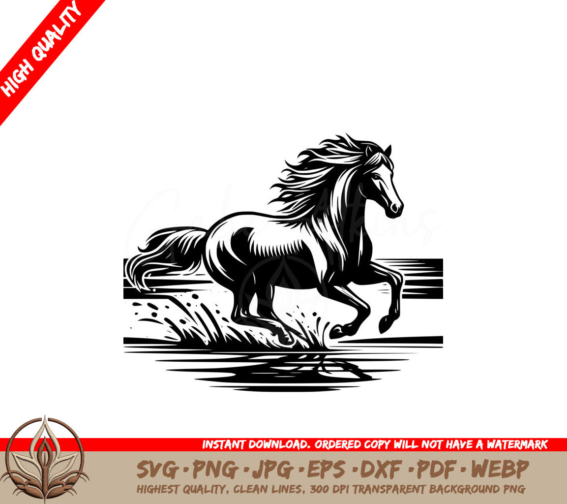 Water Dash Mare SVG
