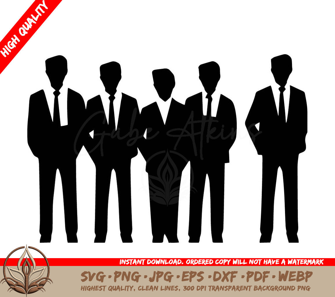 Wedding Squad Digital Design File (SVG, PNG, JPG, AI, PDF, DXF, EPS, WebP)