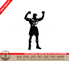 Weightlifting Champion - Digital Design in Multiple File Formats (SVG, PNG, JPG, AI, PDF, DXF, EPS, WebP)