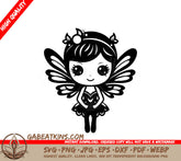 Whimsical  Fairy SVG Woodland Whispers Emblem SVG