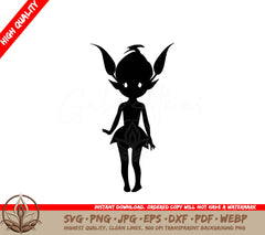 Whimsical Pixie: Digital Design in Multiple File Formats