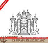 Castle Rock SVG Eldritch Whispers of Ancient Secrets SVG