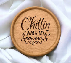 Chillin With My Snowmies SVG - Winter Design SVG