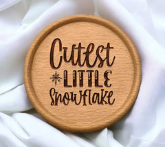 Cutest Little Snowflake SVG - Winter Design SVG