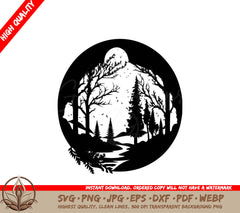 Winter Wonderland Digital Design File (SVG, PNG, JPG, AI, PDF, DXF, EPS, WebP)