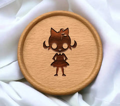 Girl Silhouette SVG - Halloween Witch Hat, Vampire & Valentine Design SVG