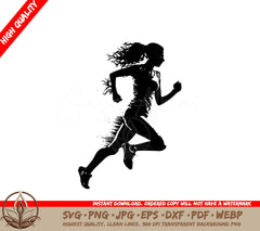 Woman Running Digital Design File in Multiple Formats