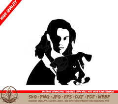 Woman Veterinarian Digital Design in SVG, PNG, JPG, AI, PDF, DXF, EPS WebP Formats