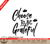 Grateful Heart SVG - Women Empowerment Design SVG