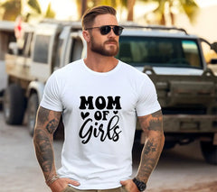 Mom of Girls SVG Design - Heart Design SVG