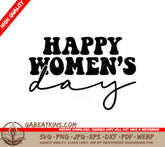 Happy Womens Day SVG Design Design SVG