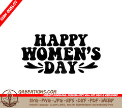 Happy Womens Day SVG Design Design SVG
