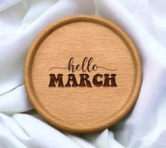 Hello March SVG Design - Sign for Womens Day SVG