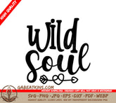 Wild Soul Arrow Design - SVG for Womens Day SVG