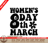 Womens Day 8th March SVG - Sign Design SVG