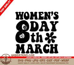 Womens Day 8th March SVG - Sign Design SVG