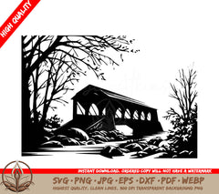 Wooden Walkway Digital Design File (SVG, PNG, JPG, AI, PDF, DXF, EPS, WebP)