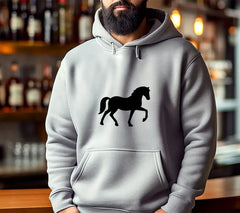 A Black Horse With A Horse On It