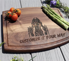 Graffiti Predator Silhouette SVG - Alien Design SVG