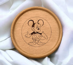 Mickey Mouse Thumbs Up Line Art SVG - Disneyland Illustration SVG