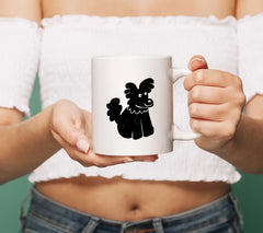 Smiling Cartoon Dog Silhouette SVG - SVG