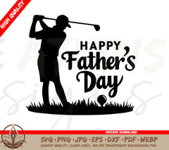 Father's Day Golf Swing Digital Download (SVG & PNG)