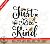 Just Bee Kind: Digital Download (SVG & PNG)