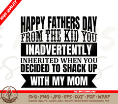 Happy Father's Day Digital Download (SVG & PNG)