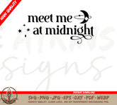 Taylor Swift SVG: Meet Me at Midnight Digital Download SVG, PNG, EPS
