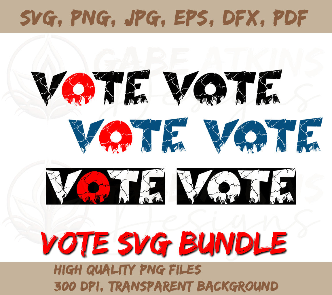 Vote T-Shirt Design SVG, PNG, EPS, DFX, JPG, PDF, WEBP Bundle for Cric | -Shirt Design SVG, PNG, EPS, DFX, JPG, PDF, WEBP Bundle